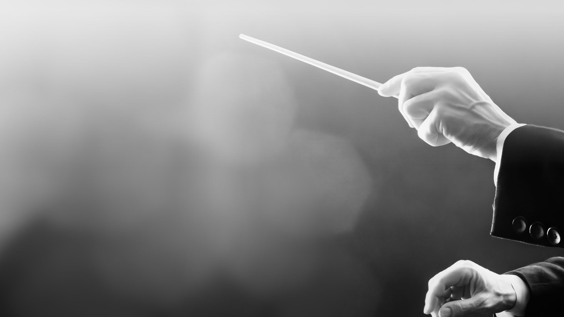 Conductor leading an orchestra — a metaphor for orchestrating complex IP matters